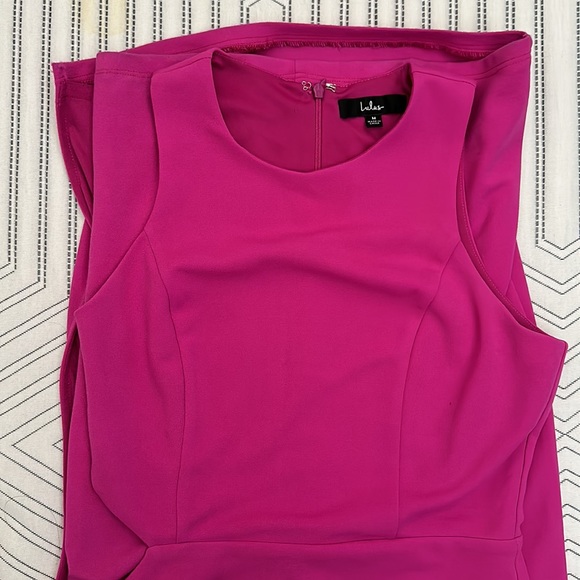 Lulus Always Entrancing Hot Pink Sleeveless Cut-Out Dress - Picture 6 of 8